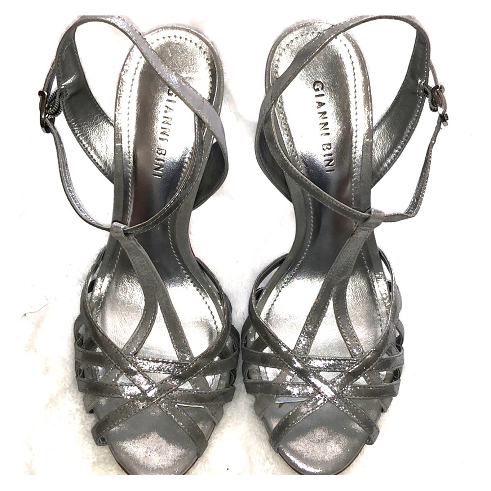 Gianni Bini Silver Heels